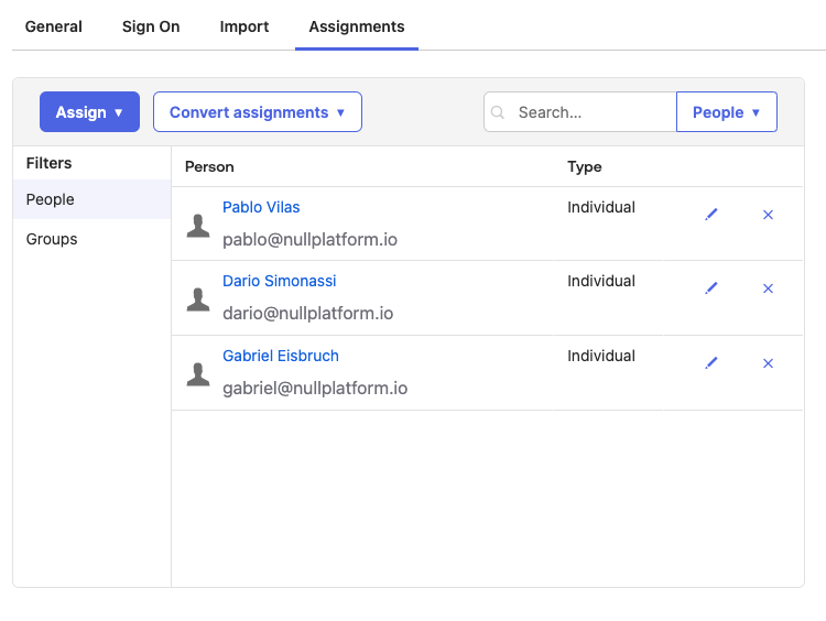 Add custom SAML app