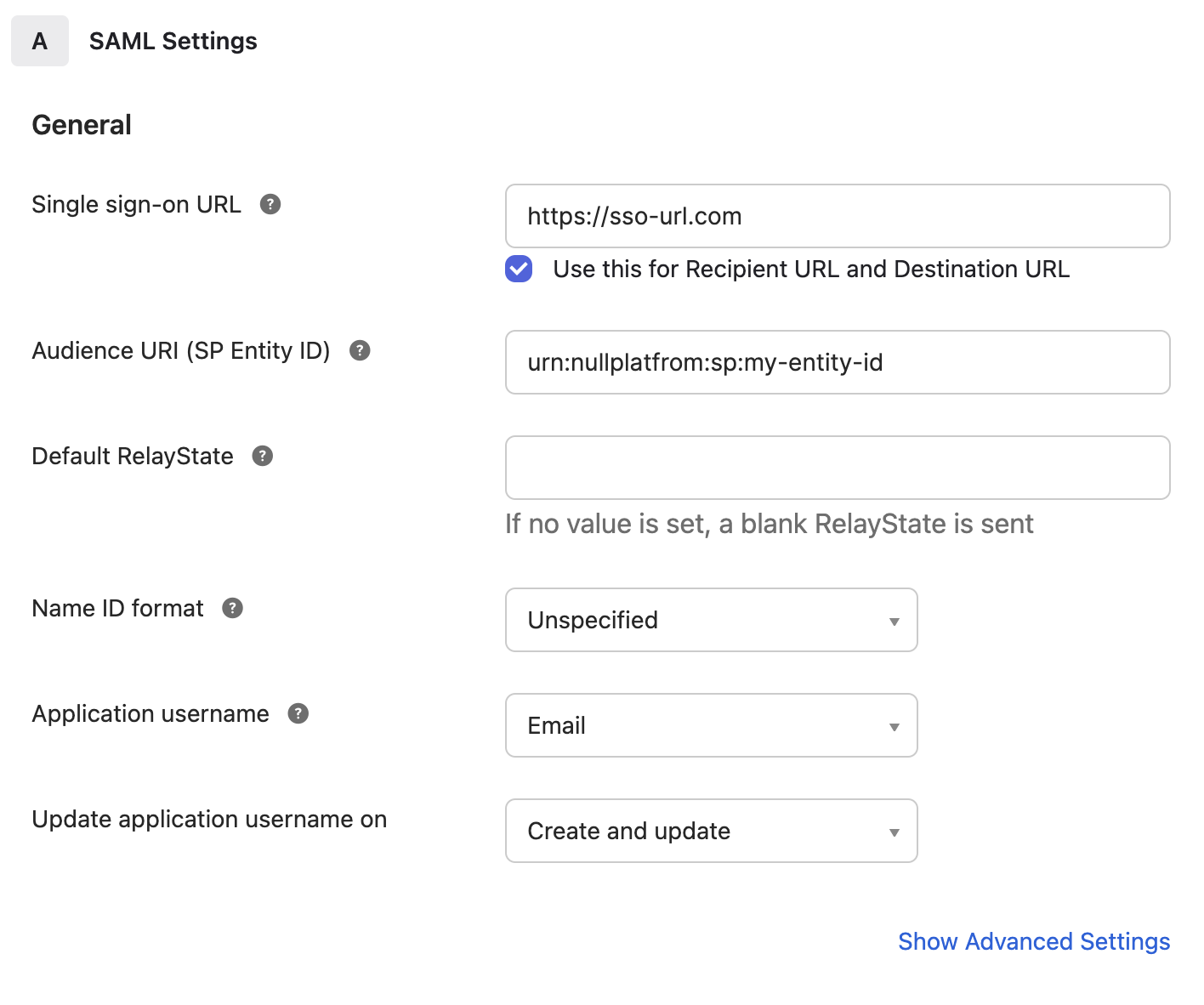 Add custom SAML app