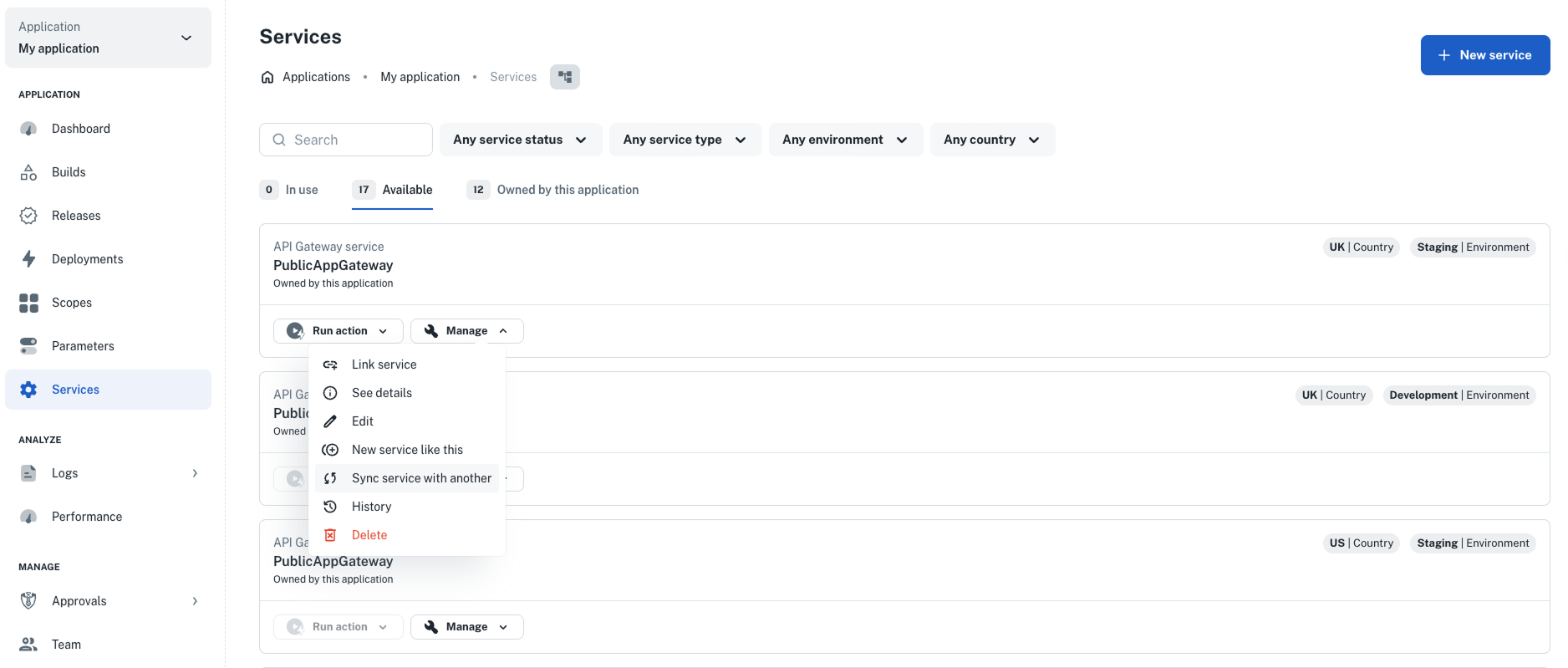 service sync