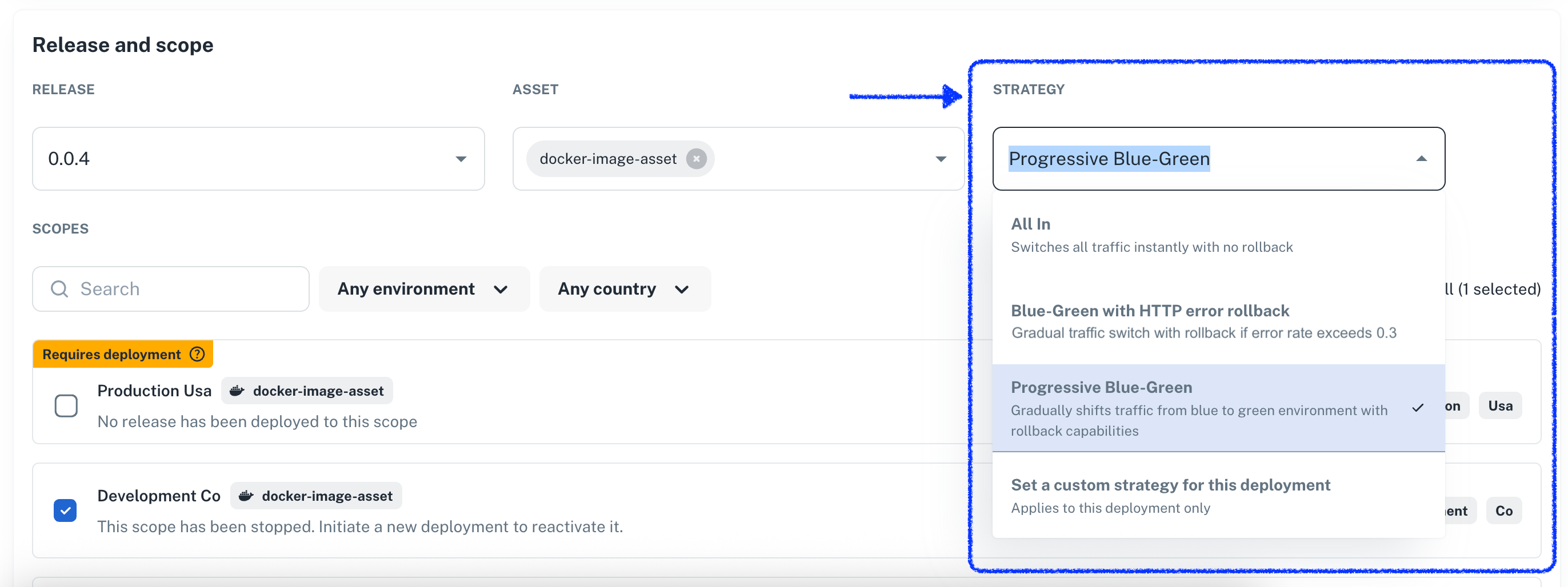 deployment-strategy-selector